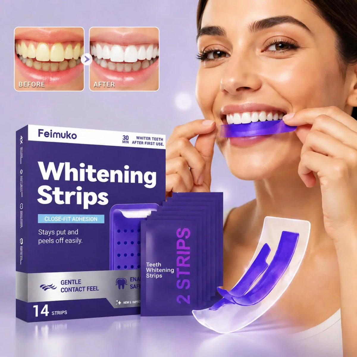 Teeth Whitening Strips for Sensitive Teeth