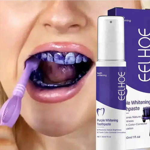 Color Correcting Purple Toothpaste
